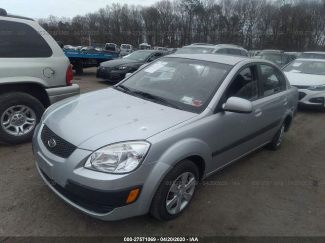 KNADE123586368356 - 2008 KIA RIO LX/SX Silver photo 2