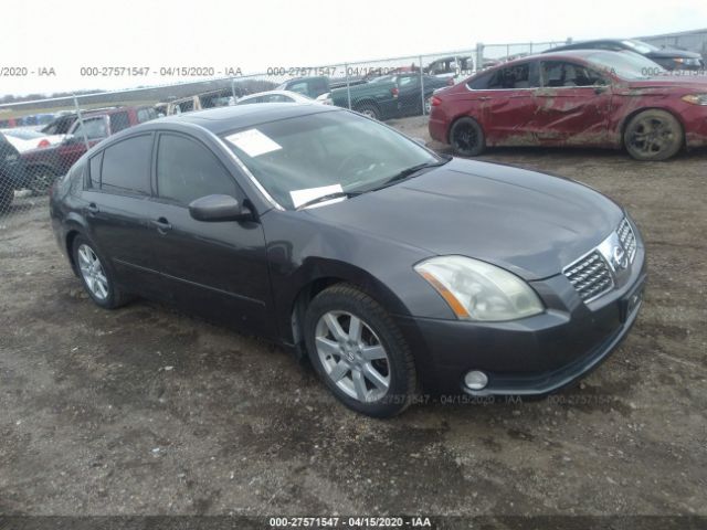 1N4BA41E25C857312 - 2005 NISSAN MAXIMA SE/SL Gray photo 1