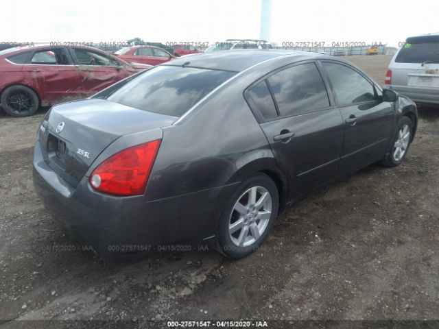 1N4BA41E25C857312 - 2005 NISSAN MAXIMA SE/SL Gray photo 4