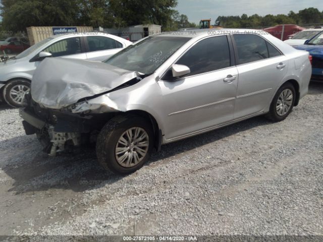 4T1BF1FK6CU026956 - 2012 TOYOTA CAMRY SE/LE/XLE Silver photo 2