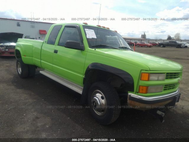 1GCHK39N1SE265223 - 1995 CHEVROLET GMT-400 K3500 Green photo 1