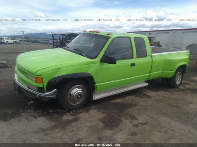 1GCHK39N1SE265223 - 1995 CHEVROLET GMT-400 K3500 Green photo 2