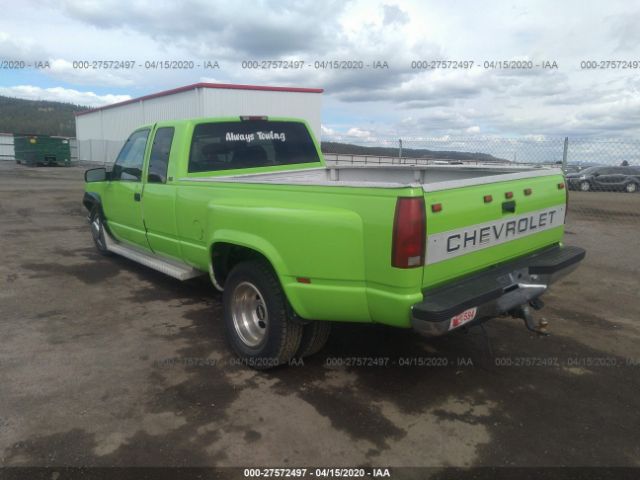 1GCHK39N1SE265223 - 1995 CHEVROLET GMT-400 K3500 Green photo 3