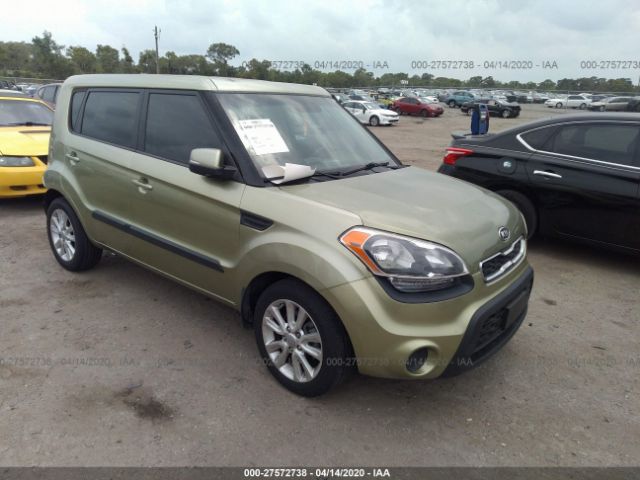 KNDJT2A6XC7413274 - 2012 KIA SOUL +/!/SPORT Green photo 1