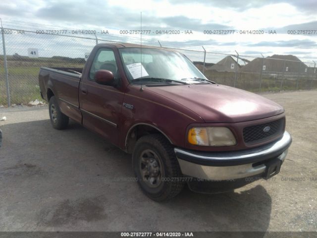 1FTFF27L8VKD09196 - 1997 FORD F250  Maroon photo 1