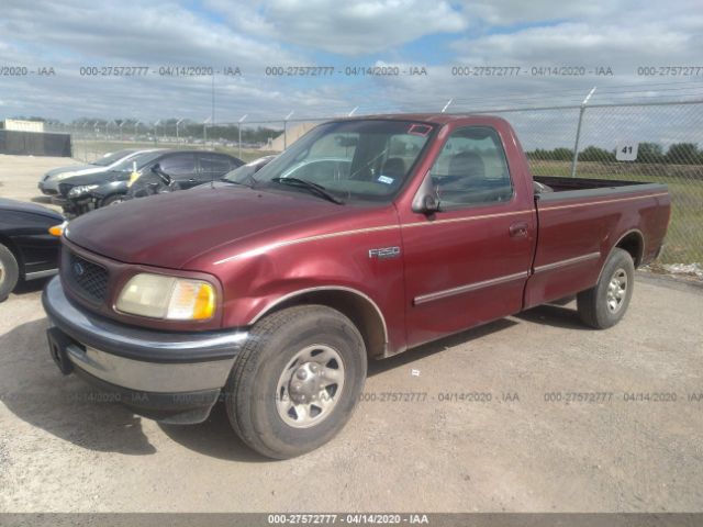 1FTFF27L8VKD09196 - 1997 FORD F250  Maroon photo 2