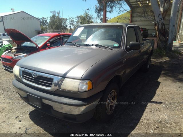 4F4YR16C6XTM43365 - 1999 MAZDA B2500 CAB PLUS Gray photo 2