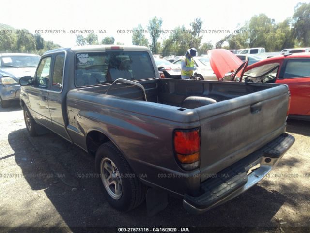 4F4YR16C6XTM43365 - 1999 MAZDA B2500 CAB PLUS Gray photo 3