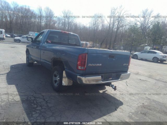 1D7HU16N62J138855 - 2002 DODGE RAM 1500  Blue photo 3