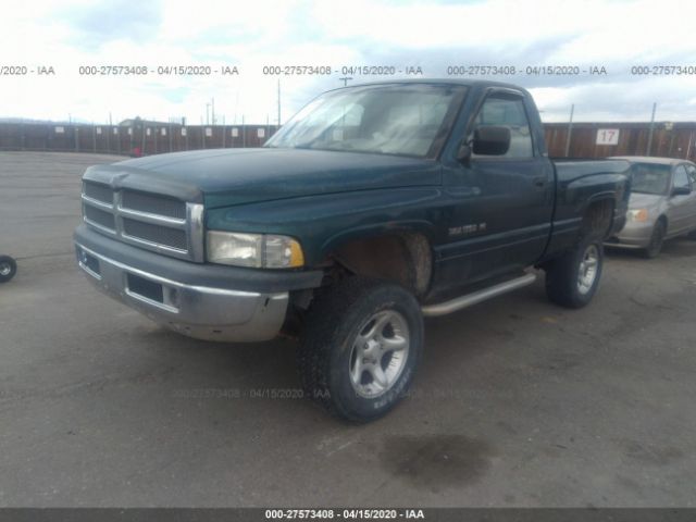 3B7HF16Y7RM560676 - 1994 DODGE RAM 1500  Green photo 2