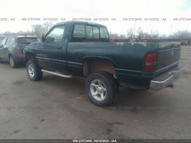 3B7HF16Y7RM560676 - 1994 DODGE RAM 1500  Green photo 3