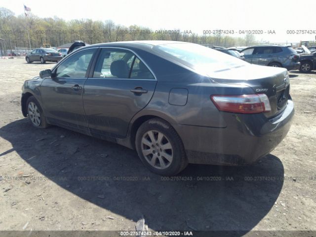 4T1BB46K69U065195 - 2009 TOYOTA CAMRY HYBRID Gray photo 3