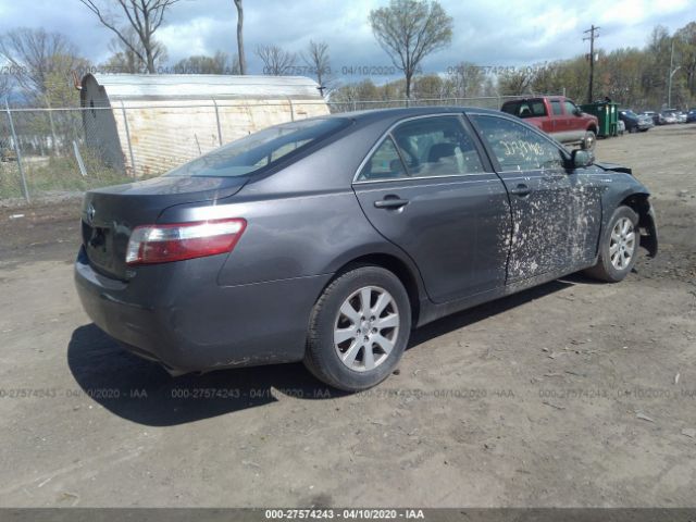 4T1BB46K69U065195 - 2009 TOYOTA CAMRY HYBRID Gray photo 4