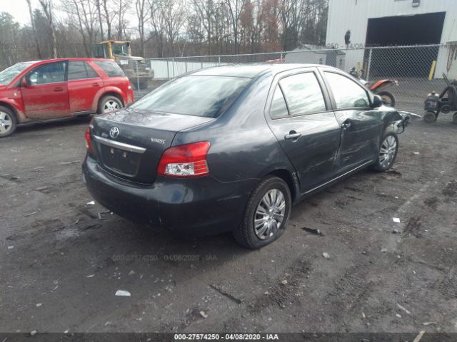 JTDBT923771014462 - 2007 TOYOTA YARIS  Gray photo 4