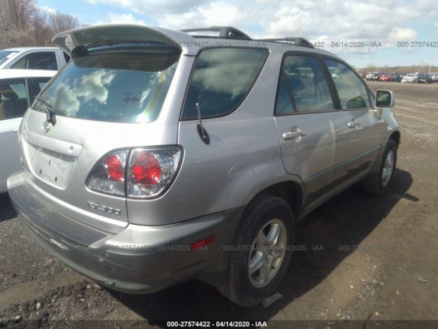 JTJHF10U820258664 - 2002 LEXUS RX 300 Silver photo 4