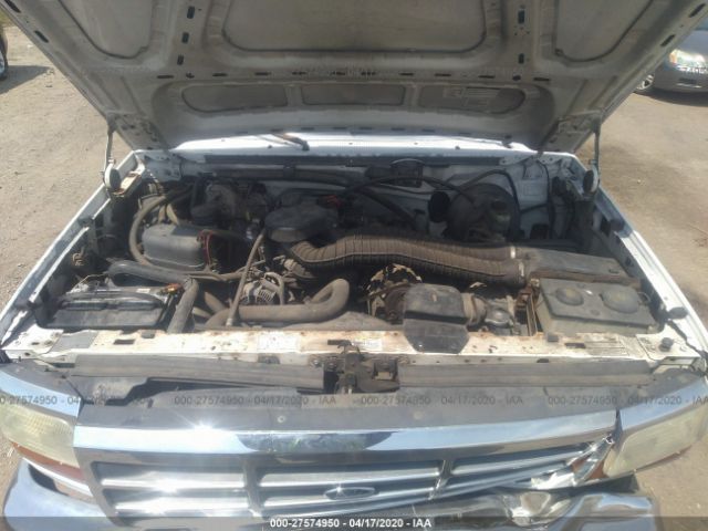 3FTHF35H4VMA64158 - 1997 FORD F350  White photo 10