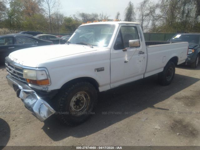 3FTHF35H4VMA64158 - 1997 FORD F350  White photo 2