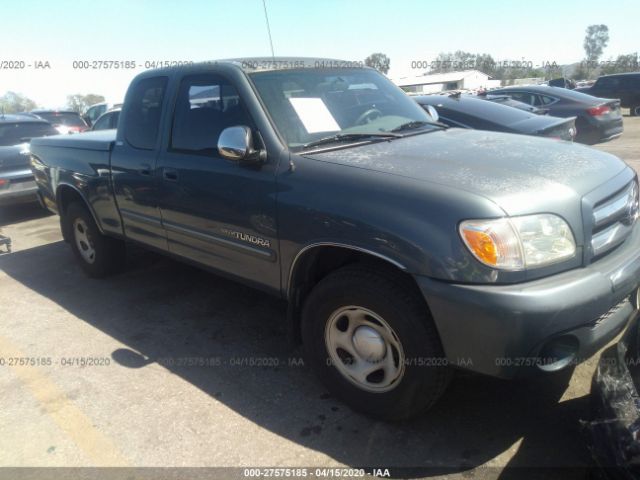 5TBRU341X5S445889 - 2005 TOYOTA TUNDRA ACCESS CAB SR5 Teal photo 1
