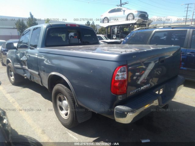 5TBRU341X5S445889 - 2005 TOYOTA TUNDRA ACCESS CAB SR5 Teal photo 3