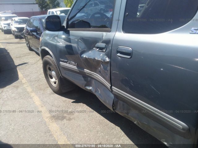 5TBRU341X5S445889 - 2005 TOYOTA TUNDRA ACCESS CAB SR5 Teal photo 6