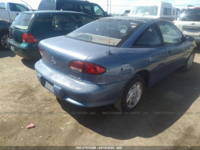 1G1JC124XW7236021 - 1998 CHEVROLET CAVALIER RS Blue photo 4