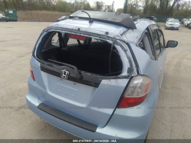 JHMGE88639S008228 - 2009 HONDA FIT SPORT Blue photo 6