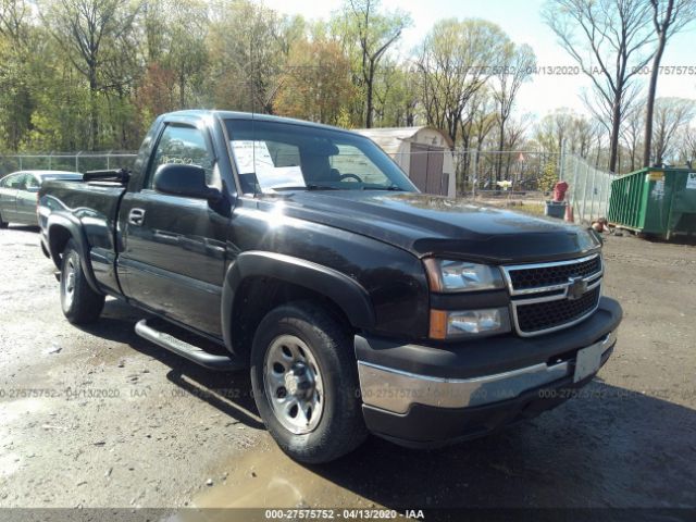 1GCEC14X37Z143203 - 2007 CHEVROLET SILVERADO C1500 CLASSIC Black photo 1