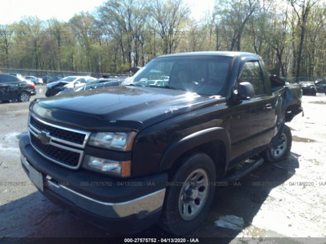 1GCEC14X37Z143203 - 2007 CHEVROLET SILVERADO C1500 CLASSIC Black photo 2