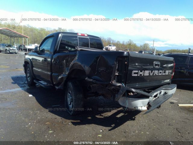 1GCEC14X37Z143203 - 2007 CHEVROLET SILVERADO C1500 CLASSIC Black photo 3