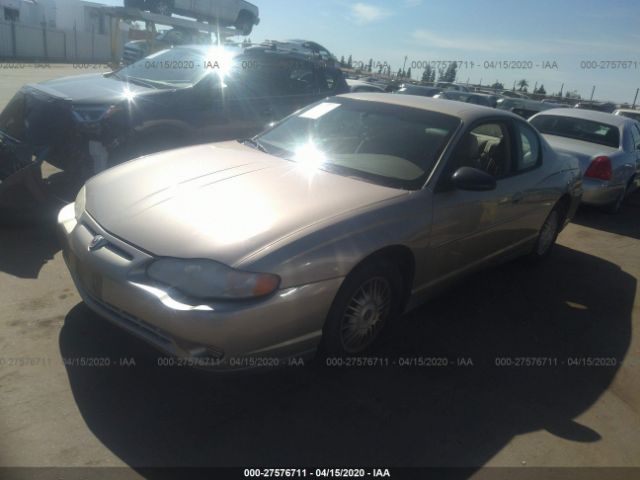 2G1WW12E529245367 - 2002 CHEVROLET MONTE CARLO LS 香槟色 照片 2