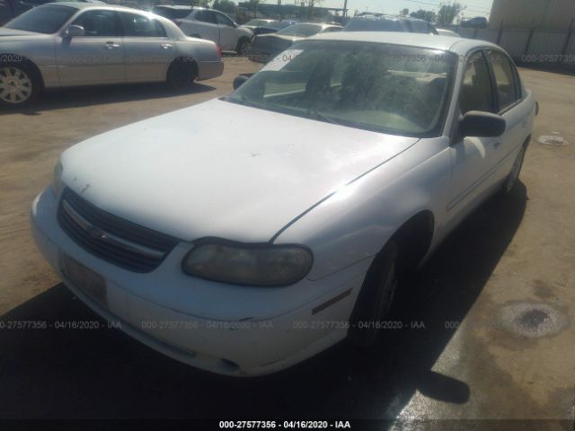 1G1ND52J31M648996 - 2001 CHEVROLET MALIBU  White photo 2