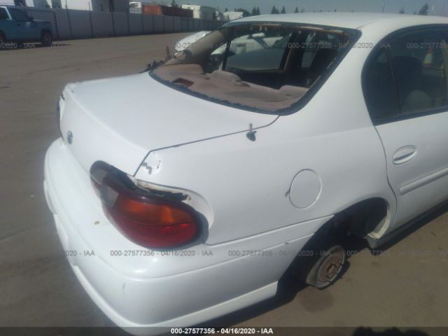 1G1ND52J31M648996 - 2001 CHEVROLET MALIBU  White photo 6