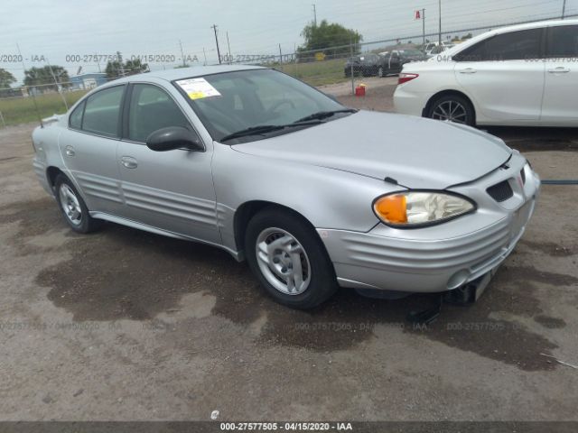 1G2NE52F32C268035 - 2002 PONTIAC GRAND AM SE Gray photo 1