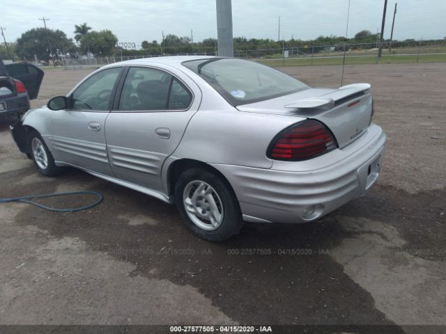 1G2NE52F32C268035 - 2002 PONTIAC GRAND AM SE Gray photo 3