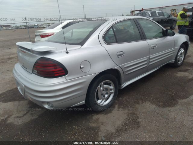 1G2NE52F32C268035 - 2002 PONTIAC GRAND AM SE Gray photo 4