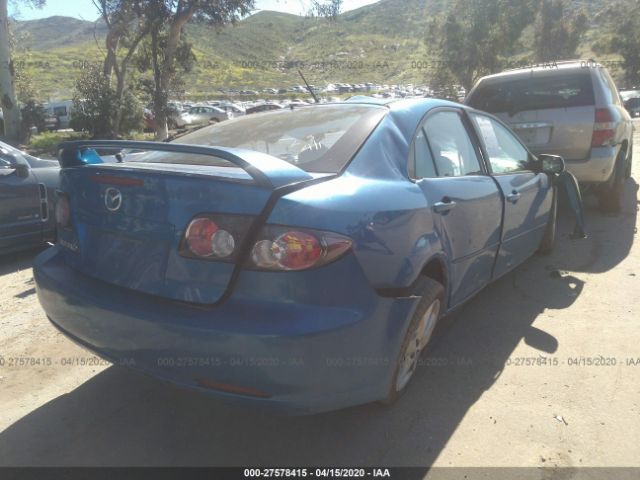 1YVHP84C775M09282 - 2007 MAZDA 6 I Blue photo 4