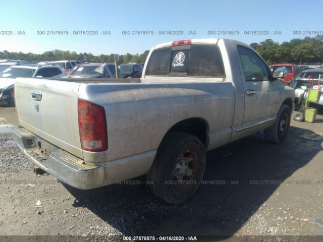 1D7HA16K15J590392 - 2005 DODGE RAM 1500 ST Silver photo 4