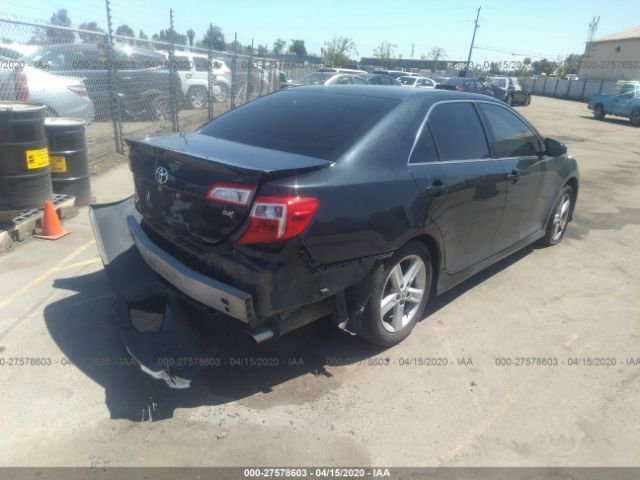 4T1BF1FK5EU335448 - 2014 TOYOTA CAMRY L/SE/LE/XLE 黑色 照片 4