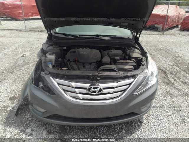 5NPEC4AC0CH420961 - 2012 HYUNDAI SONATA SE/LIMITED Gray photo 10