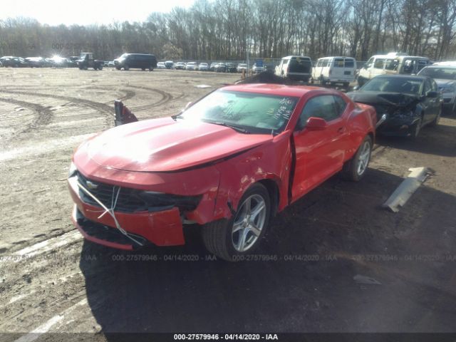 1G1FB1RSXL0118195 - 2020 CHEVROLET CAMARO LS/LT Red photo 2