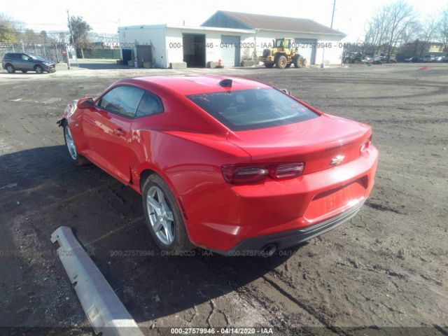 1G1FB1RSXL0118195 - 2020 CHEVROLET CAMARO LS/LT Red photo 3