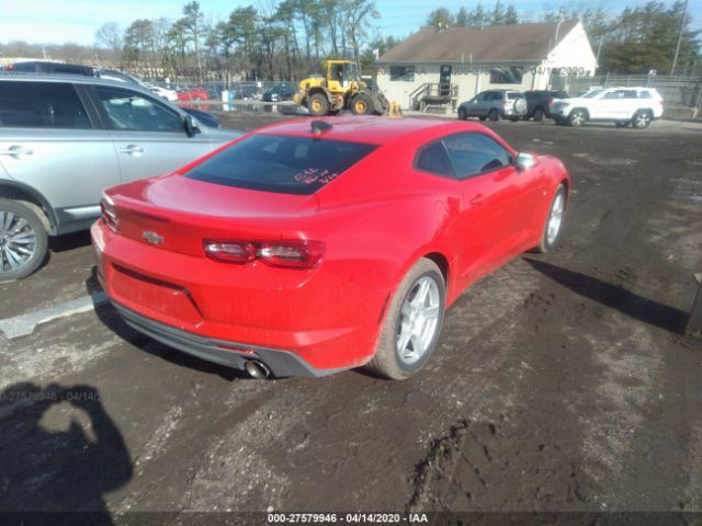 1G1FB1RSXL0118195 - 2020 CHEVROLET CAMARO LS/LT Red photo 4