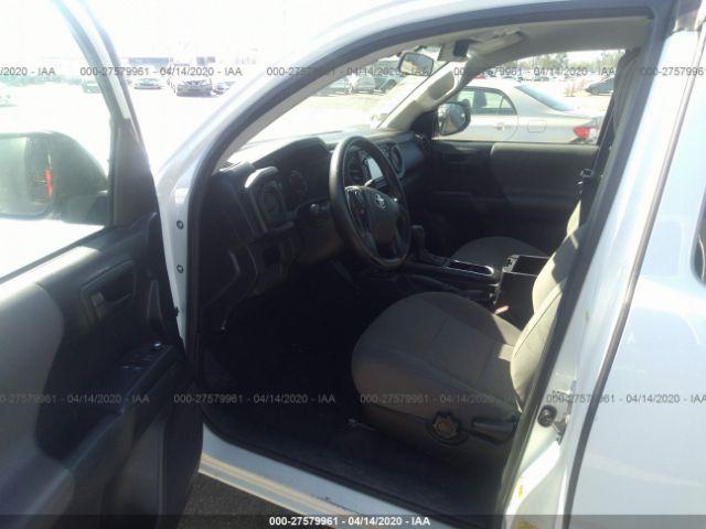 5TFRX5GN3HX087283 - 2017 TOYOTA TACOMA ACCESS CAB/SR/SR5 White photo 5