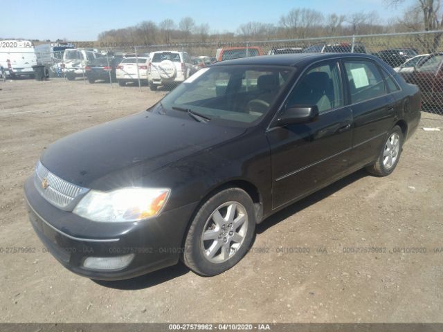 4T1BF28B02U254811 - 2002 TOYOTA AVALON XL/XLS Black photo 2