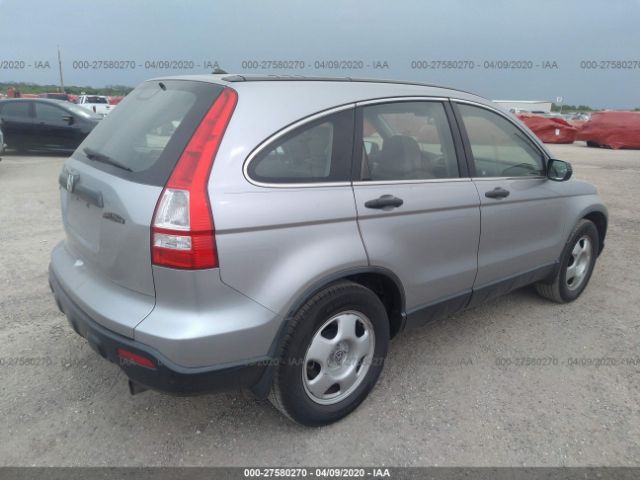 JHLRE38337C080107 - 2007 HONDA CR-V LX Silver photo 4