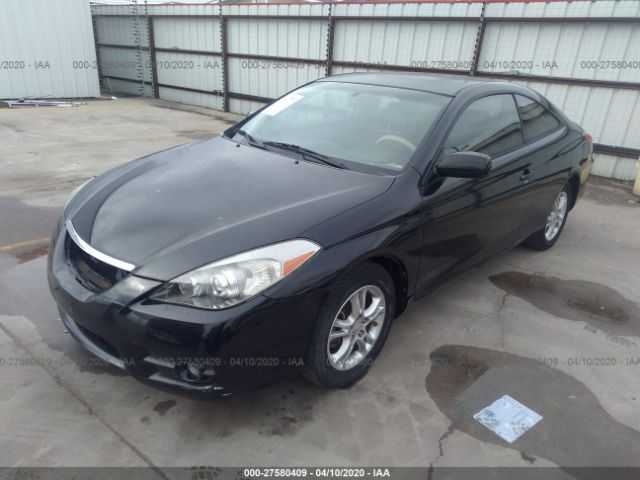 4T1CE30P58U764410 - 2008 TOYOTA CAMRY SOLARA SE/SLE/SPORT Black photo 2