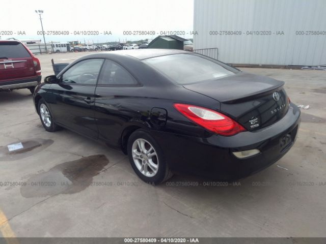 4T1CE30P58U764410 - 2008 TOYOTA CAMRY SOLARA SE/SLE/SPORT Black photo 3