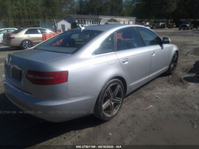 WAUEKAFB8AN045526 - 2010 AUDI A6 PREMIUM PLUS Silver photo 4