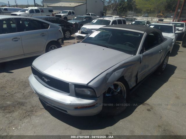 1ZVFT84N475352045 - 2007 FORD MUSTANG  Gray photo 2