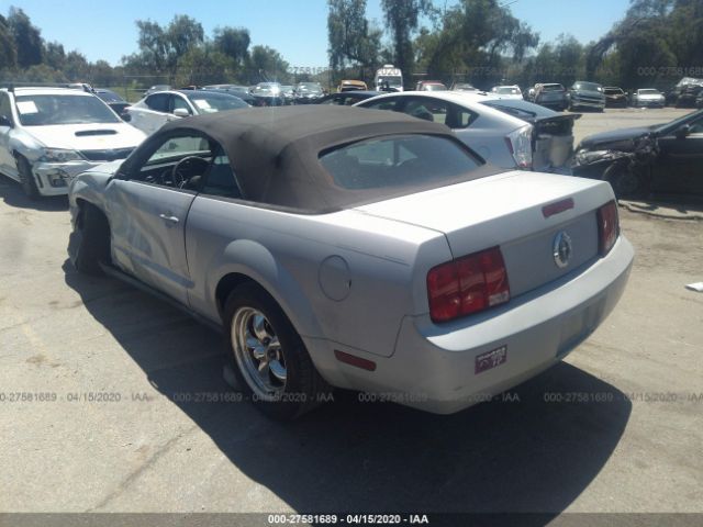 1ZVFT84N475352045 - 2007 FORD MUSTANG  Gray photo 3